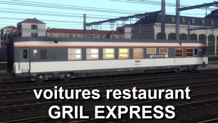 Voitures sncf Gril Express restaurant